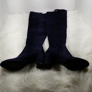 *SALE* Midnight Blue Knee High Boots Liz Claiborne